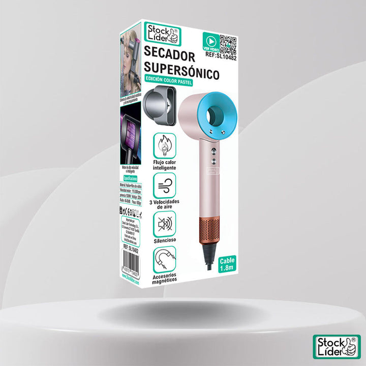 🌬️✨ Secador de Cabelos Ultra Premium – Beleza sem frizz, potência com suavidade! Dropea