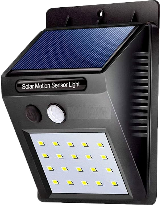 Pacote de 3 Focos Solares LED-30 com Sensor de Movimento – Iluminação inteligente Dropea