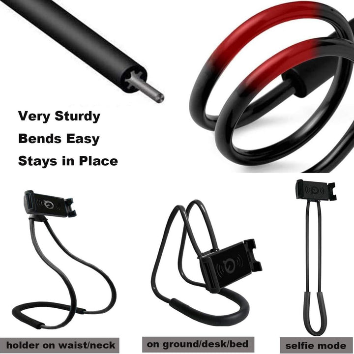 Suporte de telemóvel para Pescoço – Liberdade Total, Mãos Livres Sempre! Dropea