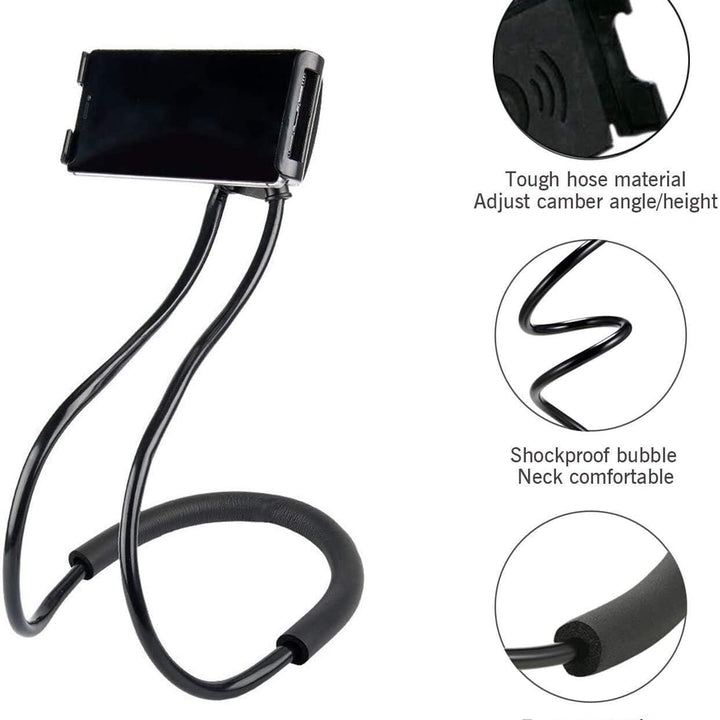 Suporte de telemóvel para Pescoço – Liberdade Total, Mãos Livres Sempre! Dropea