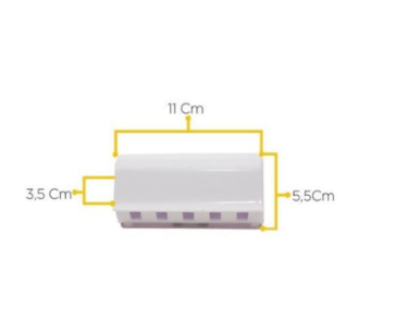 Dispenser de Creme Dental Minha loja