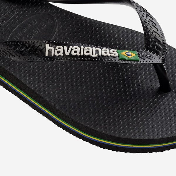 Havaianas Brasil Logo FC Black
