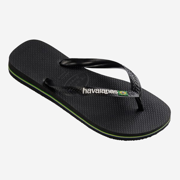 Havaianas Brasil Logo FC Black