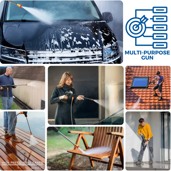 Hidrolavadora Portátil de Alta Pressão – Limpeza sem limites! Dropea