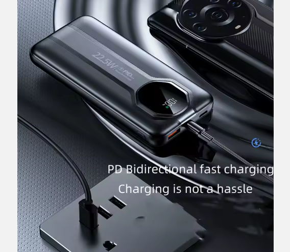 Acumulador - Power Bank 10.000 mAh com Carga Rápida PD 22,5W Dropea